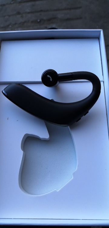 VIPin F900蓝牙耳机无线耳机挂耳式商务耳机超长待机来电报姓名通用苹果oppo vivo小米华为手机 黑晒单图
