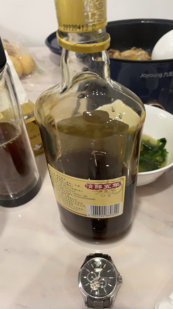 古越龙山 绍兴黄酒 清醇五年 花雕糯米酒 半甜型 500ml*6 整箱装晒单图