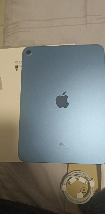Apple iPad 10代 10.9英寸平板电脑 2022年新款(256GB WLAN版/A14芯片/1200万像素/iPadOS MPQ93CH/A) 蓝色晒单图