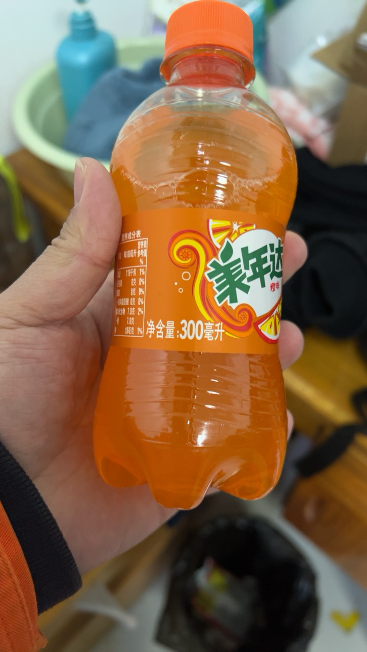 百事可乐 美年达 Mirinda 橙味汽水 碳酸饮料 300ml*6瓶 (新老包装随机发货)晒单图