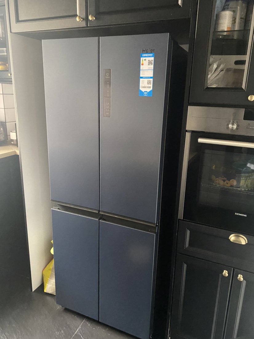 海尔对开门冰箱 481升风冷无霜 智能智控 超薄家用电冰箱双变频家用电冰箱晒单图