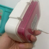 法耐(FANAI)肥皂盒创意带盖沥水便携式学生宿舍卫生间家用浴室香皂盒子有翻盖_米白1个装晒单图