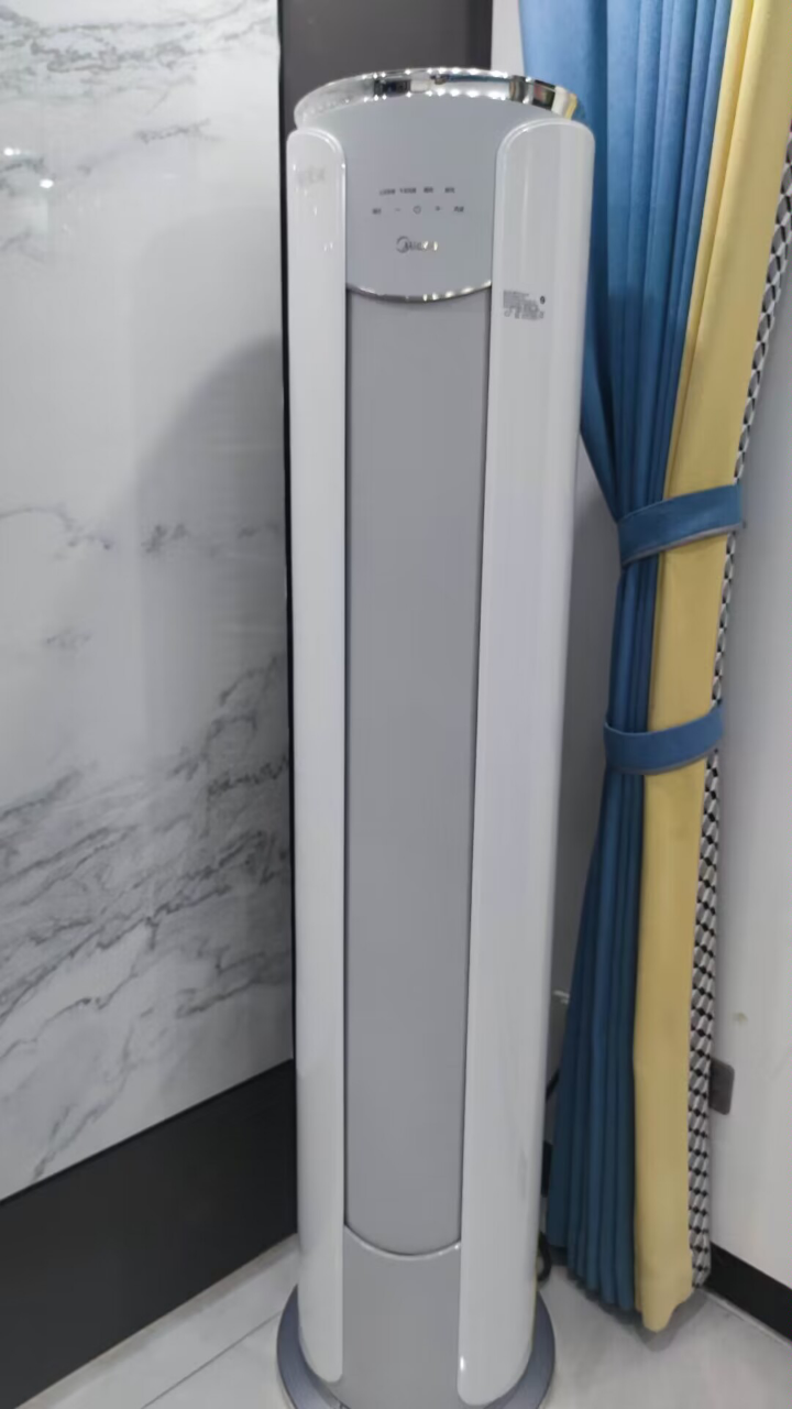美的(Midea)空调柜机3匹节能新一级能效 无风感舒适星SE冷暖变频换新风客厅圆柱立式柜机KFR-72LW/K1-1A晒单图