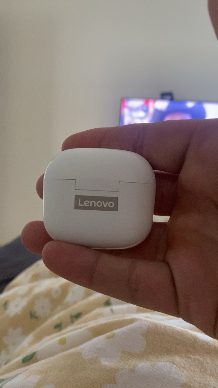联想/Lenovo蓝牙耳机 LP40升级版白色 TWS真无线游戏影音乐耳塞半入耳式 适用于苹果安卓华为小米手机晒单图