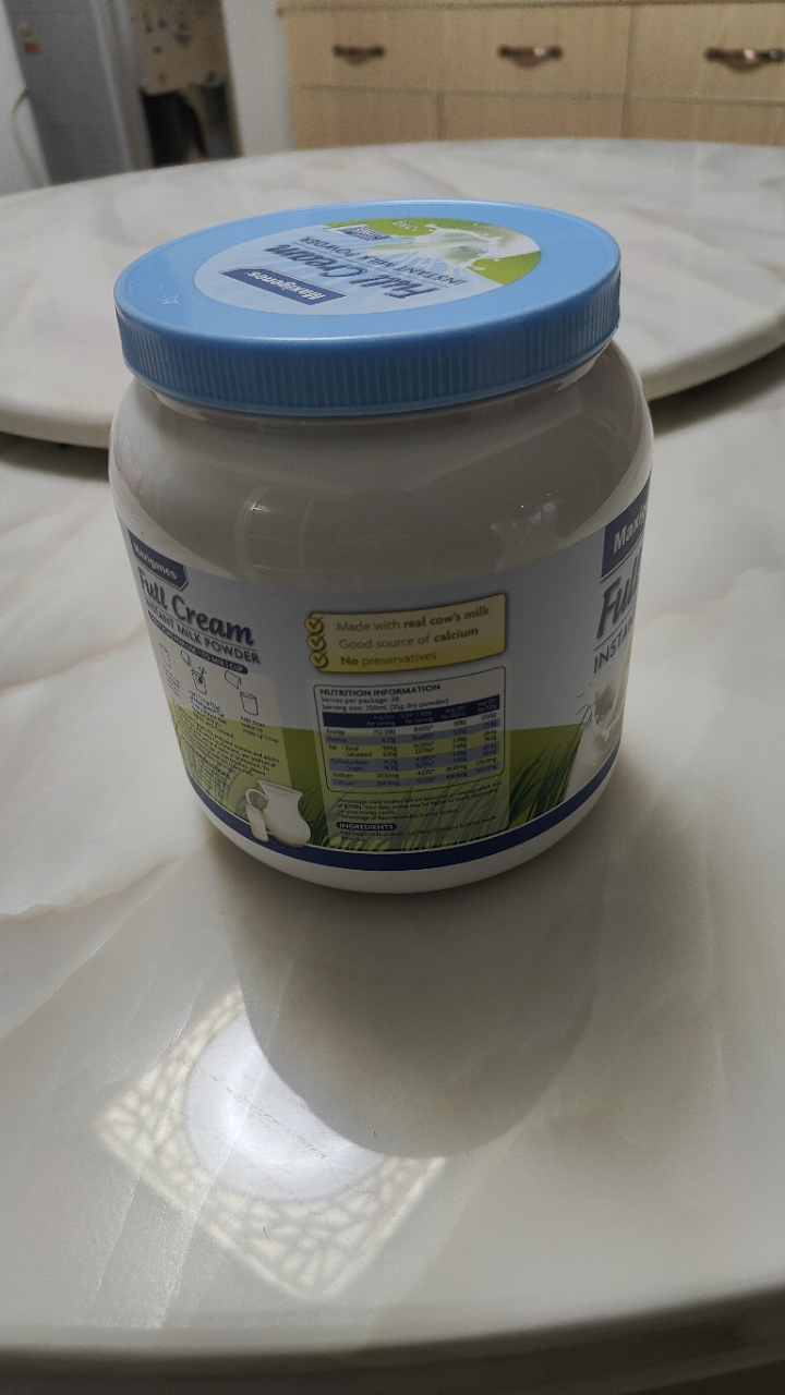 有效期到25年5月-2罐装 | 美可卓(Maxigenes)全脂奶粉 1kg/罐 澳洲进口 成人奶粉 蓝胖子晒单图