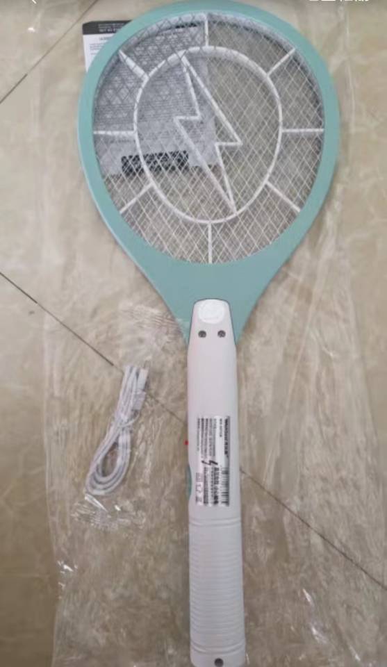 纬达斯907GB蓝色 电蚊拍家用卧室打蚊子充电式灭蚊拍电蚊拍灭蝇拍USB充电款电蚊拍-经典款晒单图