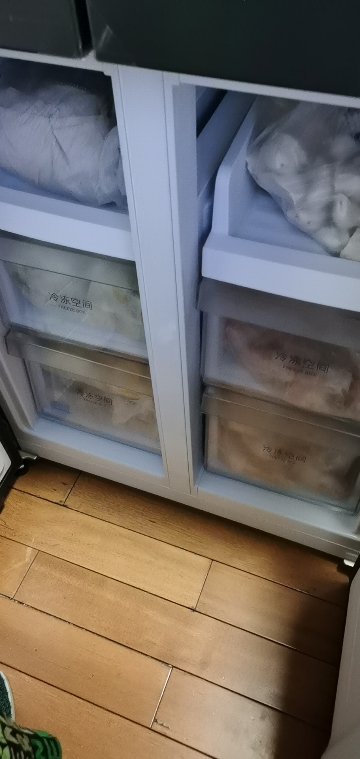 Haier海尔冰箱 多门冰箱 405升风冷无霜超薄家用母婴空间四开门冰箱 一级能效双变频三档变温净味保鲜 十字对开门冰箱晒单图