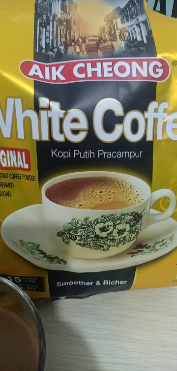 马来西亚原装进口 益昌三合一原味速溶白咖啡粉 600g袋装晒单图