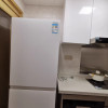 东芝(TOSHIBA)芝味系列 小小桃三门日式小户型家用超薄嵌入式电冰箱自动制冰GR-RM382WE-PG2B3富士白晒单图