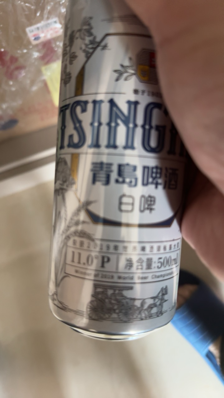 青岛啤酒TSINGTAO白啤11度500ml*12听(2020版) 国产官方自营晒单图