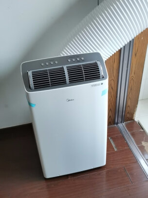 美的(Midea)移动空调冷暖1.5匹变频 家用厨房空调一体机免排水 小型便携立式柜机 KYR-35/BP3N8Y-PT晒单图