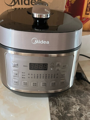 美的(Midea)浓香系列 智能电压力锅5L家用多功能易清洁双钢胆IH电磁加热自动排气高压锅YL50P602晒单图