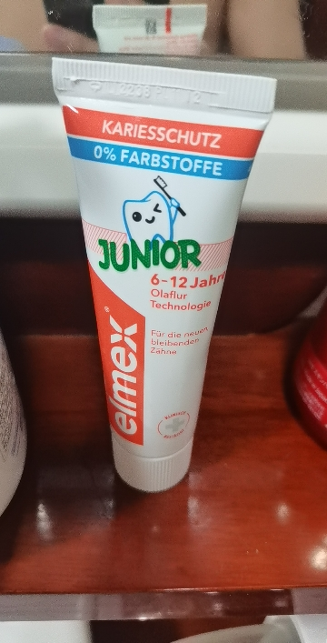 elmex艾美适含氟儿童牙膏6-12岁换牙期温和防蛀牙龋齿59g*2晒单图