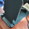 ESCASE 手机座平板脑支架懒人支架多功能可调 网红/主播直播桌面/沙发看剧铝合金iPad/平板通用双轴黑色晒单图
