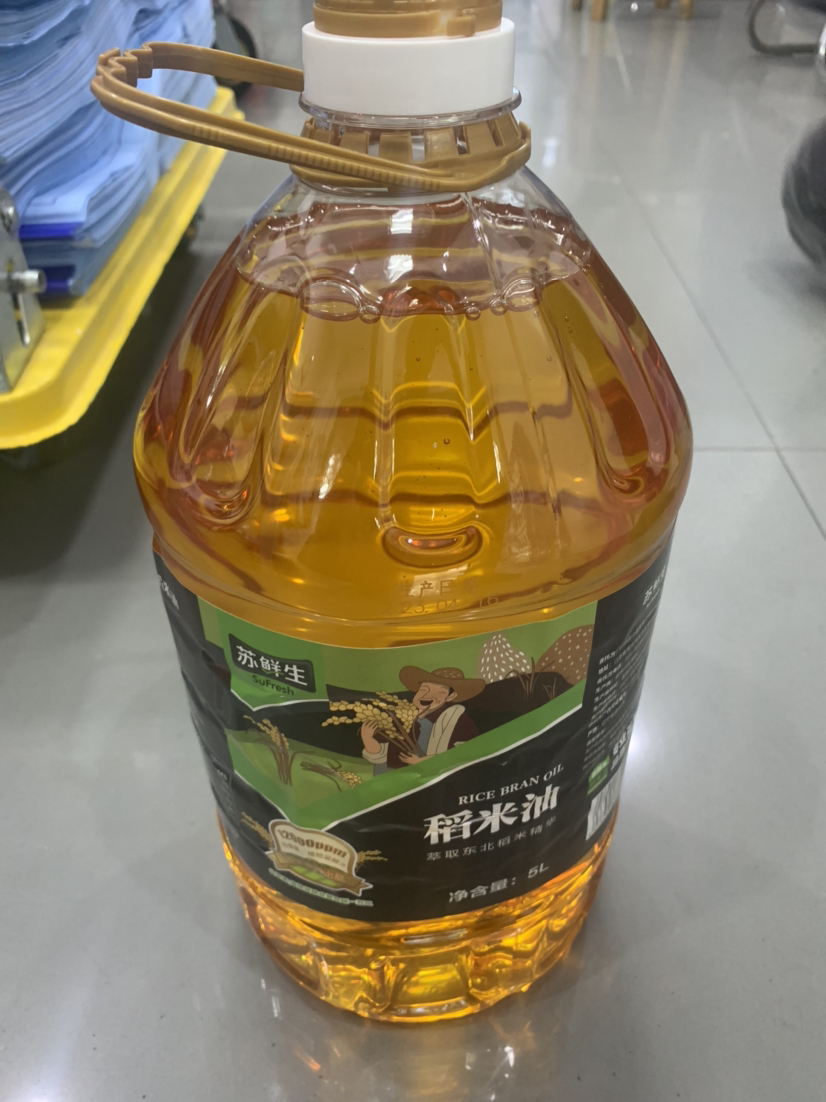 苏鲜生 [苏宁自有品牌] 稻米油5L(12000PPM)晒单图