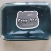 法耐(FANAI)肥皂盒创意带盖沥水便携式学生宿舍卫生间家用浴室香皂盒子有翻盖_蓝色1个装晒单图