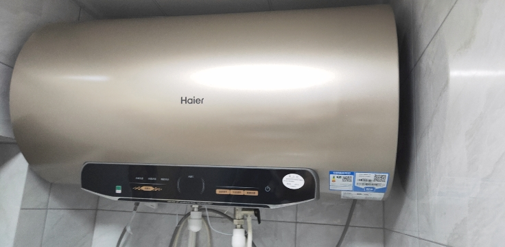 海尔(Haier)60升电热水器 3300W变频速热 金刚无缝内胆 镁棒免更换 一级能效节能EC6002-MG3U1晒单图