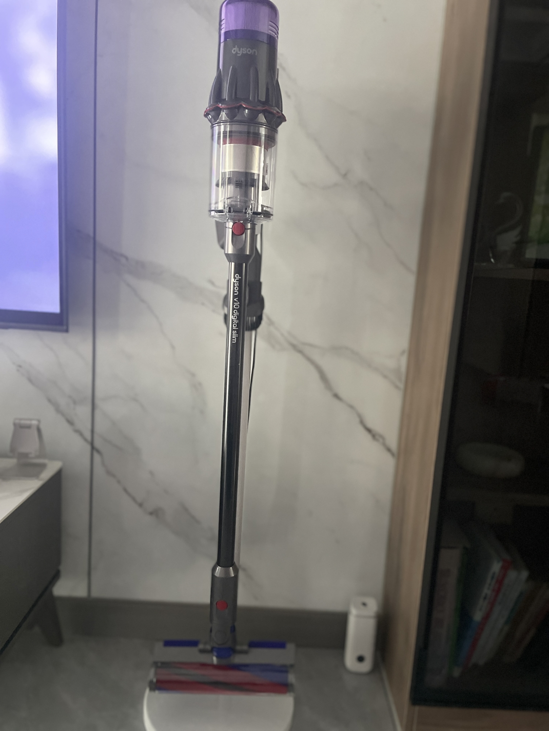 戴森(Dyson)吸尘器V10 Slim轻量版系列免打孔充电支架收纳架配件 吸尘器支架晒单图