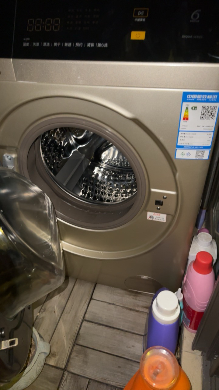 惠而浦(Whirlpool)10公斤全自动变频滚筒洗烘一体洗衣机智氧除菌螨 CWD052204COG晒单图