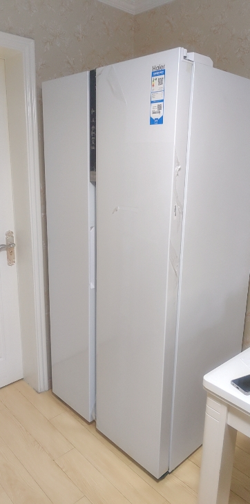 Haier/海尔 621升白色大容量对开门冰箱家用双开门电冰箱 大冷冻 EPP超净 BCD-621WLHSS95W9U1晒单图