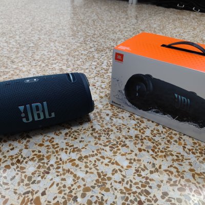 JBL XTREME3 音乐战鼓三代 便携式蓝牙音箱 户外音箱 电脑音响 低音炮 四扬声器系统 IP7级防尘防水 蓝色晒单图
