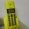 摩托罗拉(MOTOROLA) T301C数字无绳电话机 无线座机 单机 大屏幕白色背光 清晰免提 办公家用 (柠檬色)晒单图