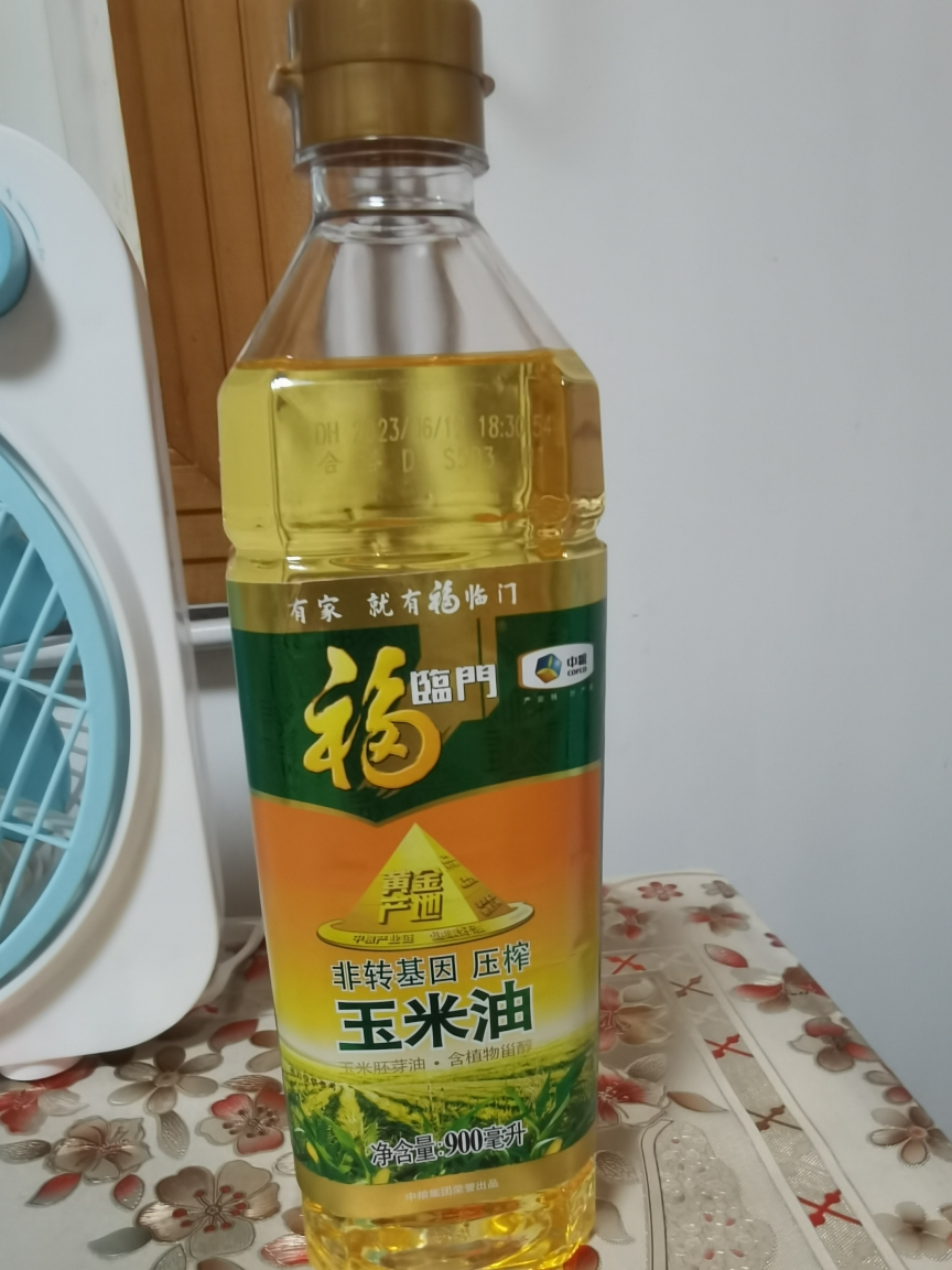 福临门食用油非转基因压榨一级黄金产地玉米胚芽油900ml 中粮出品 酥田推荐品牌晒单图