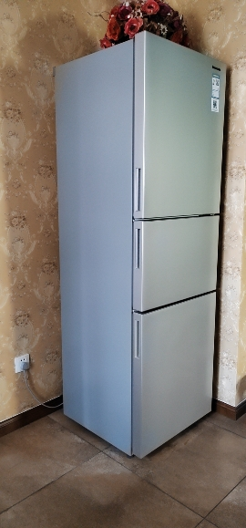[品牌自营]松下冰箱303L三门小冰箱 小型家用无霜变频 超薄可嵌入WIFI智能金色电冰箱NR-EC30AP1-N晒单图