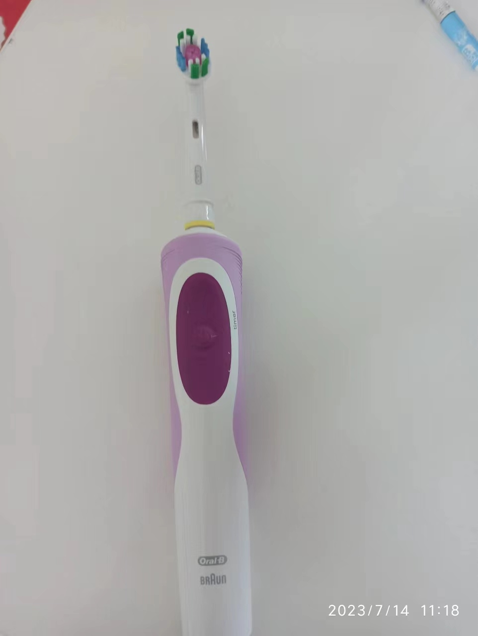 博朗欧乐BD12魅力紫电动牙刷实用生日节日礼物晒单图