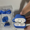 VIPin 适用苹果airpods保护套airpods2液态硅胶壳套无线蓝牙耳机Airpods1代/2代通用款 蓝色晒单图