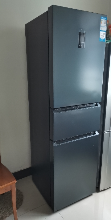 海尔217升L家用电冰箱三门小型超薄一级能效变频风冷无霜全空间超净BCD-217WGHC3E9C9U1晒单图
