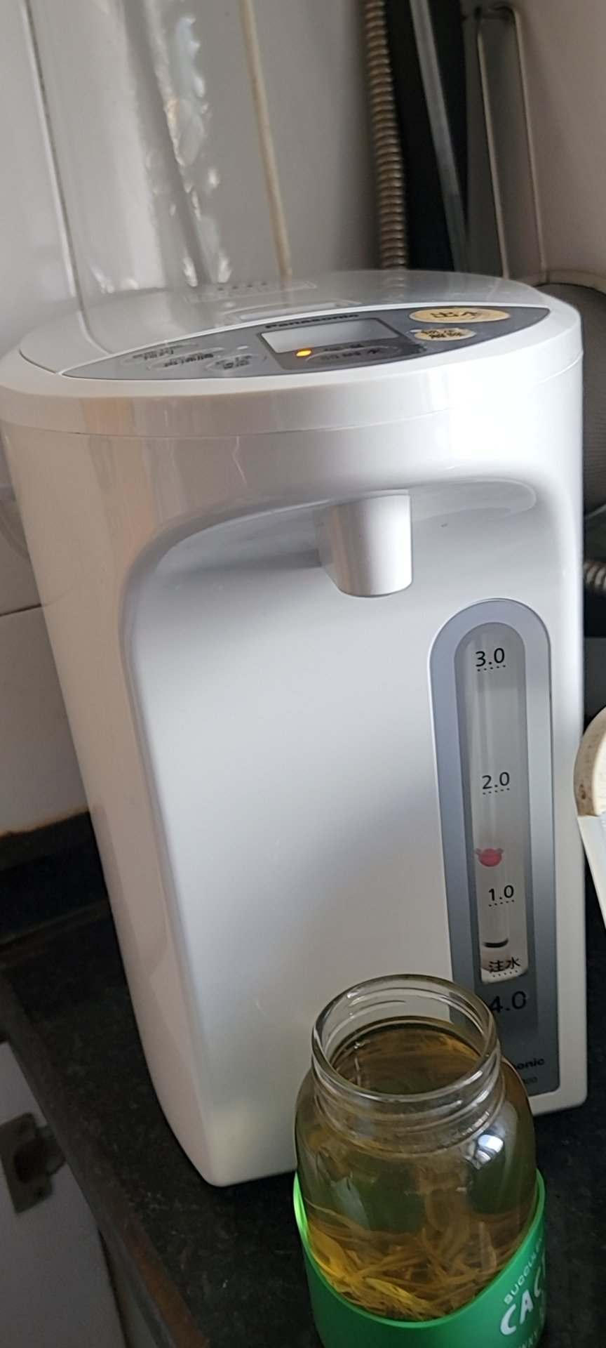 松下 (Panasonic)电热水瓶 EK-4000 电水壶 可预约 食品级涂层内胆 全自动智能保温烧水壶 4L晒单图