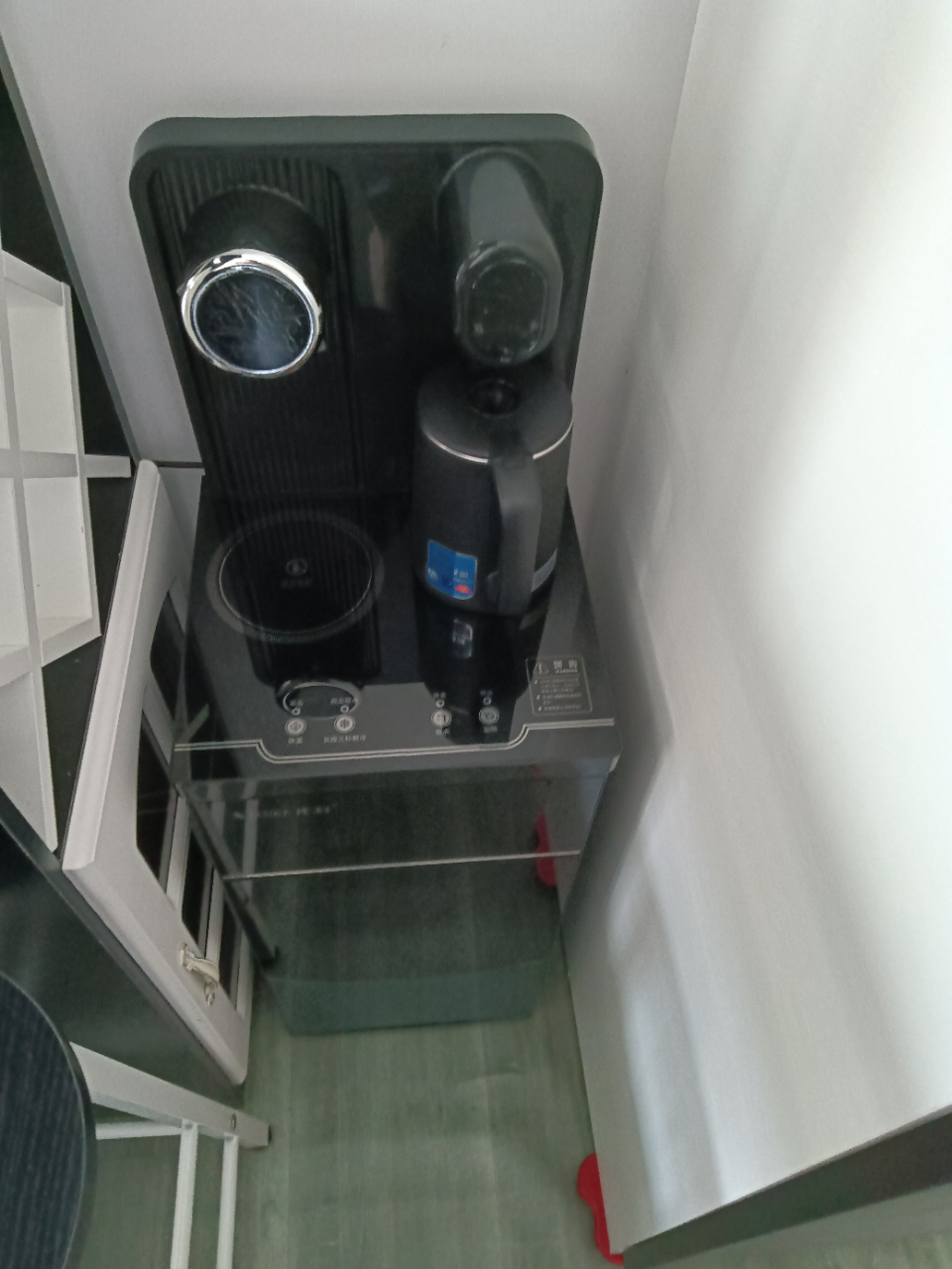 饮水机下置水桶家用立式切夫曼高端全自动智能茶吧机烧水壶一体2023新款 绿色-双出水+遥控 冰温热晒单图