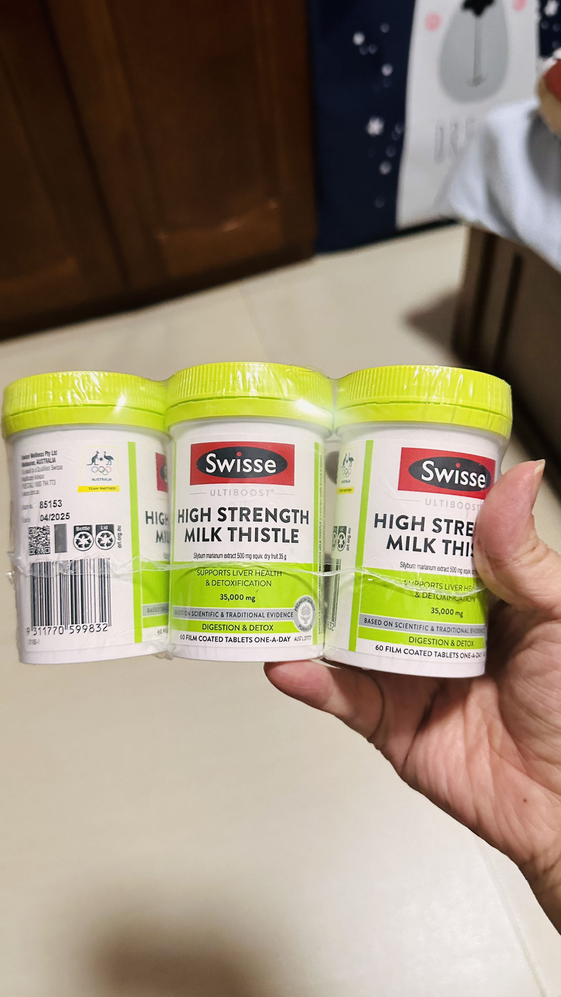 Swisse 高浓度奶蓟草 60片 1瓶装 片剂 肝水飞蓟肝脏Liver Detox (膳食营养补充剂)澳洲进口晒单图