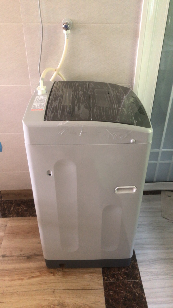 Haier/海尔大神童波轮洗衣机8公斤kg 出租房宿舍家用 全自动洗衣机下排水 洗脱一体XQB80-M208晒单图