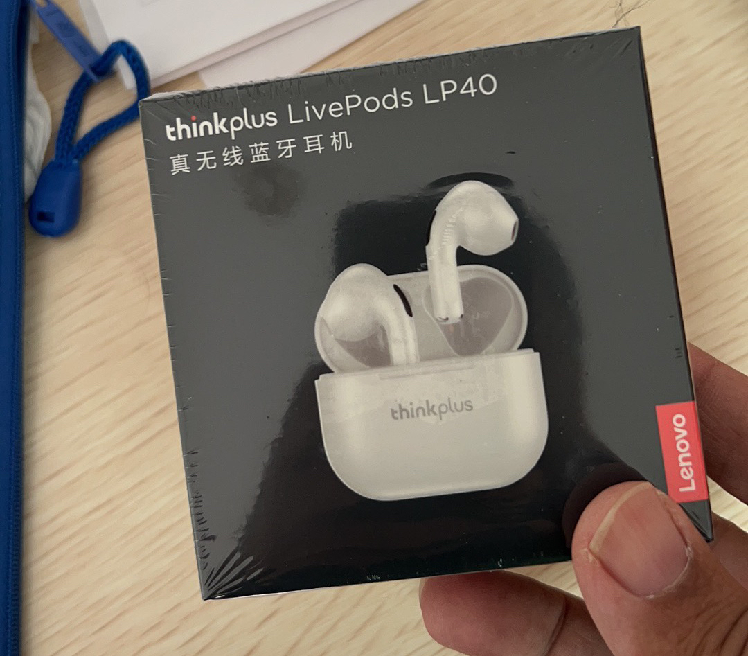 联想/Lenovo 蓝牙耳机 LP40黑色 TWS真无线 游戏影音通用音乐耳塞 半入耳式 适用于苹果安卓华为小米手机晒单图