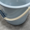 敬平塑料桶水桶家用储水用大水桶加厚带盖塑料圆桶手提大号宿舍洗衣桶 [撞色高颜值18升水桶-无盖送肥皂盒]-蓝色晒单图