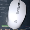 [赠鼠标垫/电池]HP/惠普S1000 plus无线鼠标台式电脑办公笔记本家用商务便携小巧无线鼠标银白色鼠标晒单图