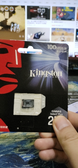 金士顿(Kingston)256GB 读速100MB/s switch内存卡(MicroSD) TF 存储卡 高品质拍摄晒单图