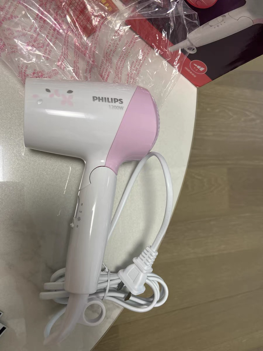 飞利浦(Philips)家用折叠大风力吹风机电吹风学生宿舍用吹风筒HP8120晒单图