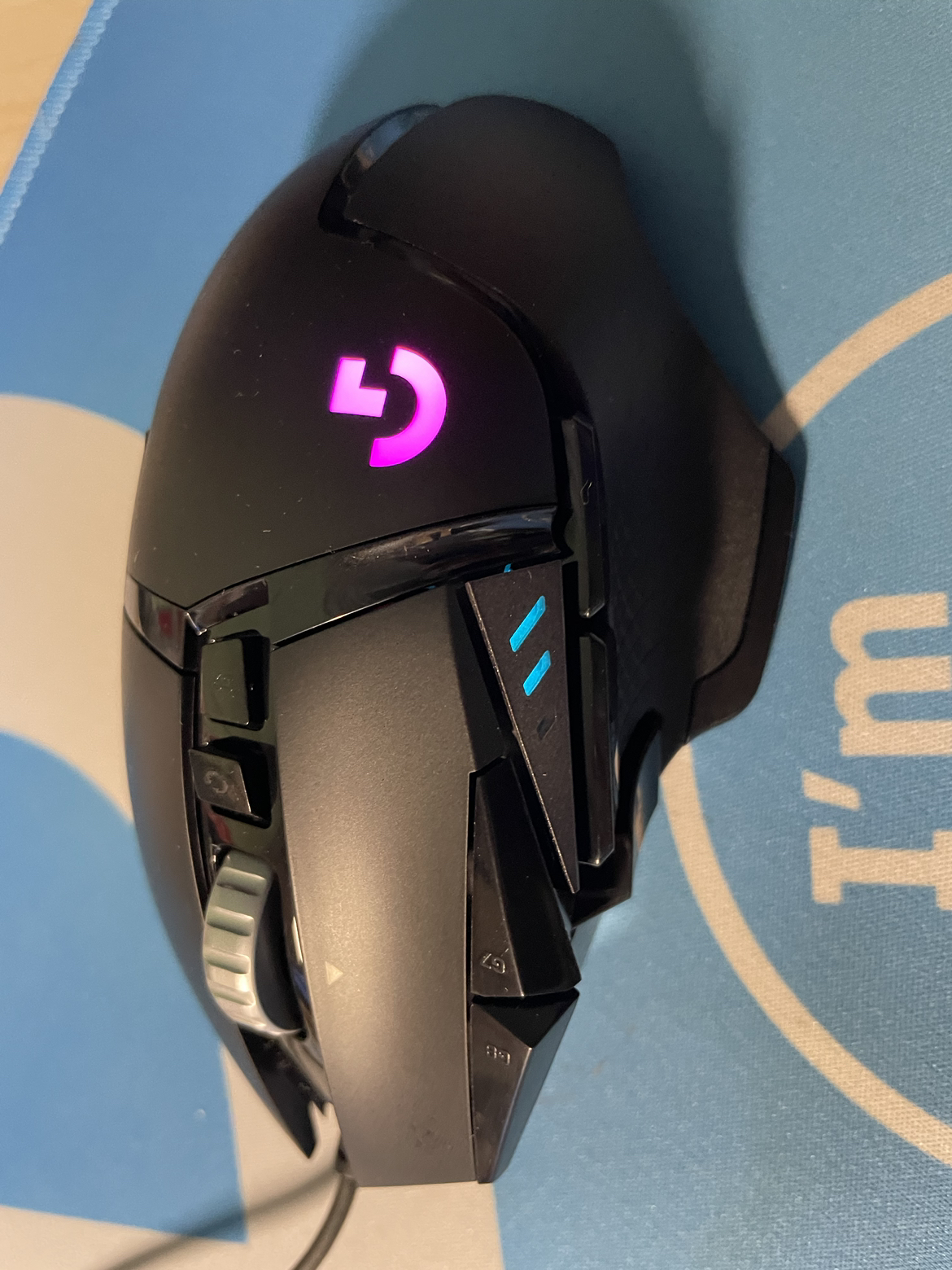 罗技(Logitech)G502 HERO主宰者有线电竞游戏吃鸡鼠标加重模块台式机笔记本绝地求生晒单图