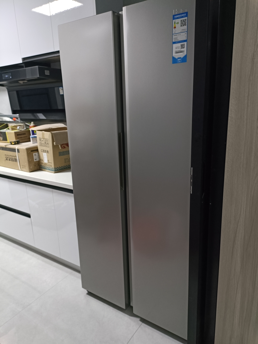 海尔冰箱对开门481升双变频节能风冷无霜 家用智能WIFI省电双开门电冰箱晒单图