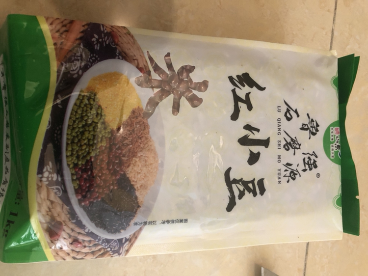 鲁强石磨源 红小豆 1kg 豆香浓郁 出沙软糯 酥田袋装晒单图