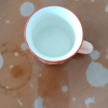 三维工匠迷你茶杯宝宝家用药杯幼儿园小号陶瓷杯咖啡刻字马克儿童喝水杯子 粉红色迷你(55)有钱鼠咖啡器具晒单图