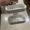 太力肥皂盒吸盘壁挂式浴室卫生间香皂盒双层免打孔香皂置物架沥水晒单图