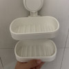 太力肥皂盒吸盘壁挂式浴室卫生间香皂盒双层免打孔香皂置物架沥水晒单图