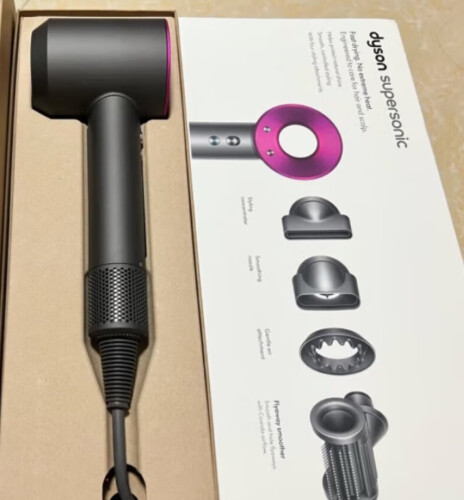 戴森(Dyson) 新一代吹风机 Dyson Supersonic 电吹风负离子 进口 家用 礼物推荐 HD15 紫红色晒单图