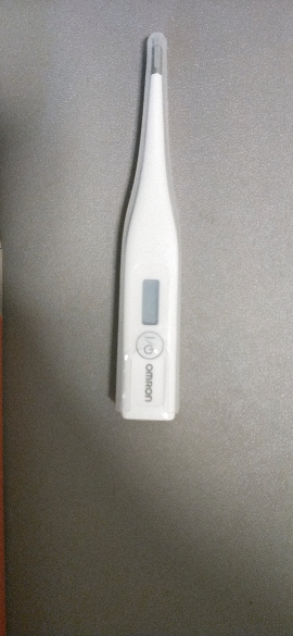 欧姆龙(OMRON)电子体温计 MC-246 婴儿宝宝成人全家适用测量腋温晒单图