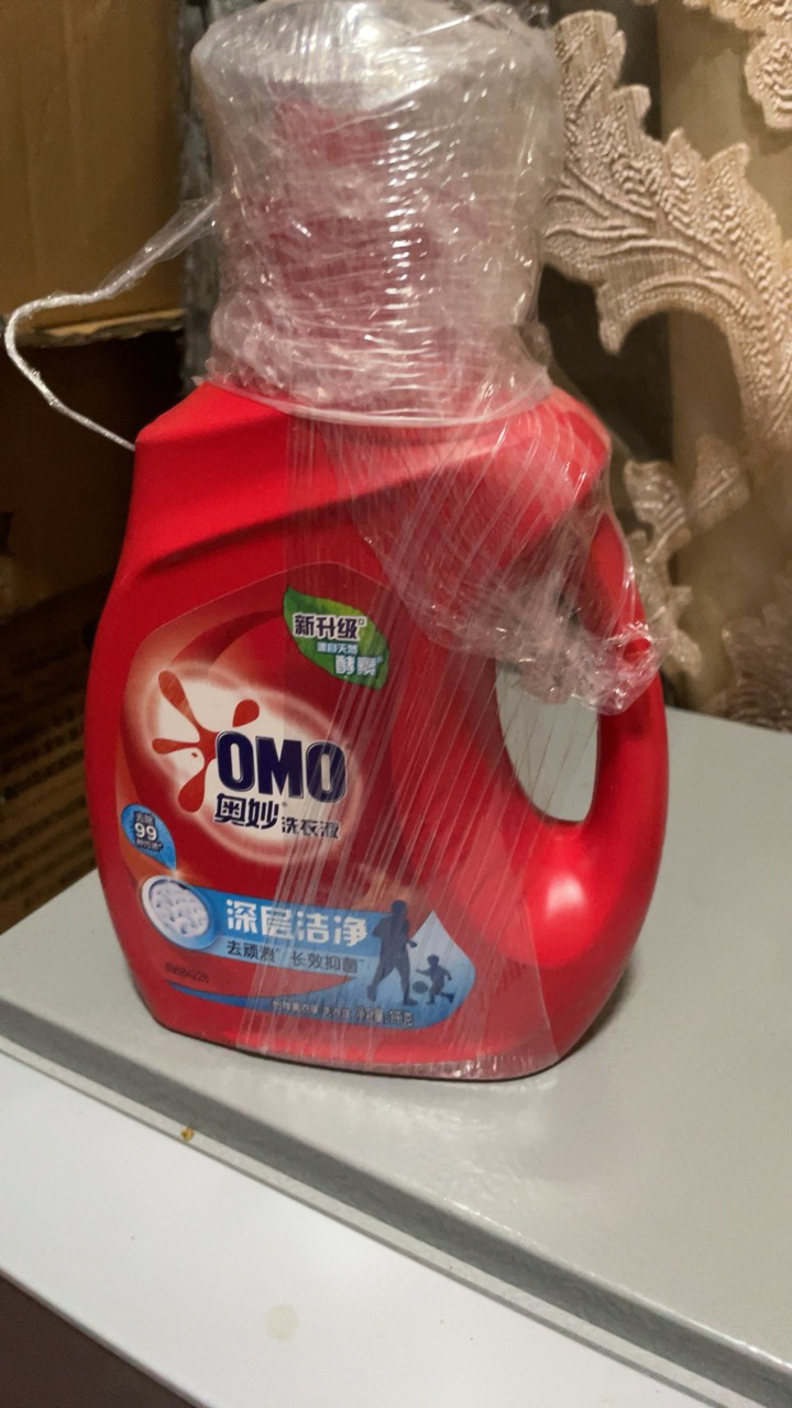 奥妙(OMO) 深层洁净洗衣液 1kg*2源自天然酵素 含衣领净成分(新老包装随机发货)[联合利华]晒单图