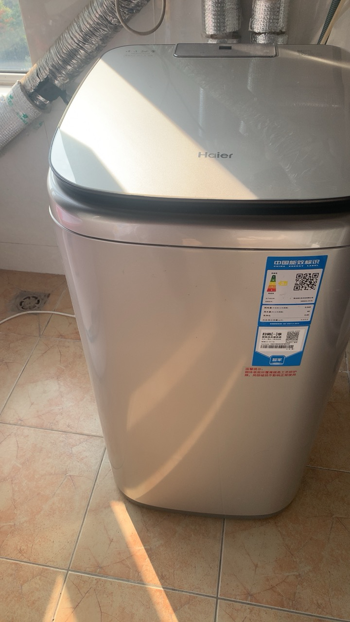 海尔波轮洗衣机全自动3.3公斤小型迷你 高温蒸汽烫洗 免清洗 儿童婴儿洗衣机 MBM33-R178晒单图